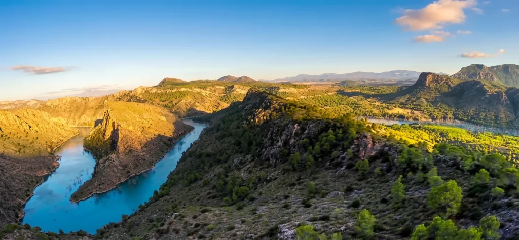 Río Segura por Férez